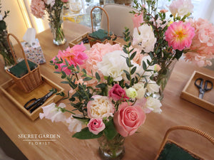 Secret Garden Flower Arrangement & Afternoon Tea Workshop