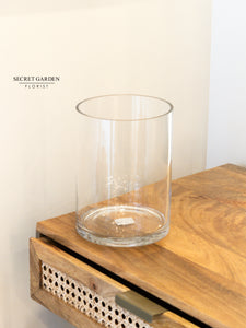 6" Clear Cylinder Vase