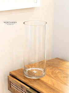 6" Clear Cylinder Vase