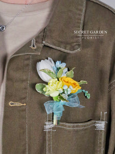 Ocean Dream Boutonniere(Pickup Only)