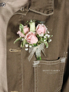Tender Blossom Boutonniere(Pickup Only)